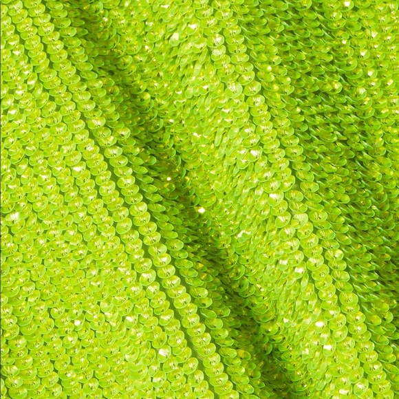 RETROFÊTE
Claire neon sequined chiffon mini dress - Picture 3 of 6